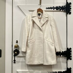 Ivory TOPSHOP dress coat.
